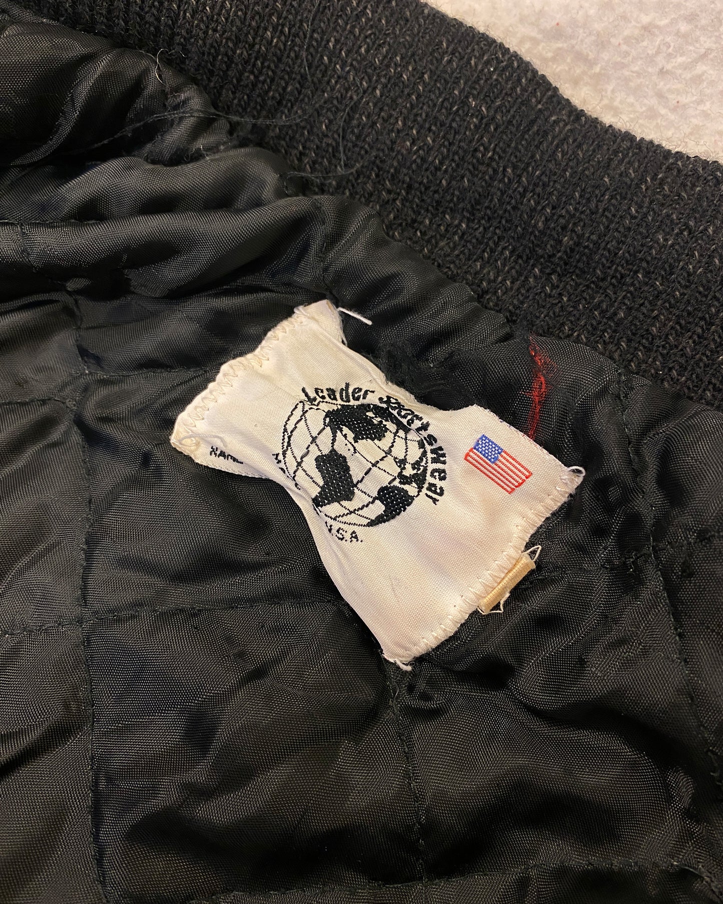 Vintage 1994 Pirates College Wool Jacket Black