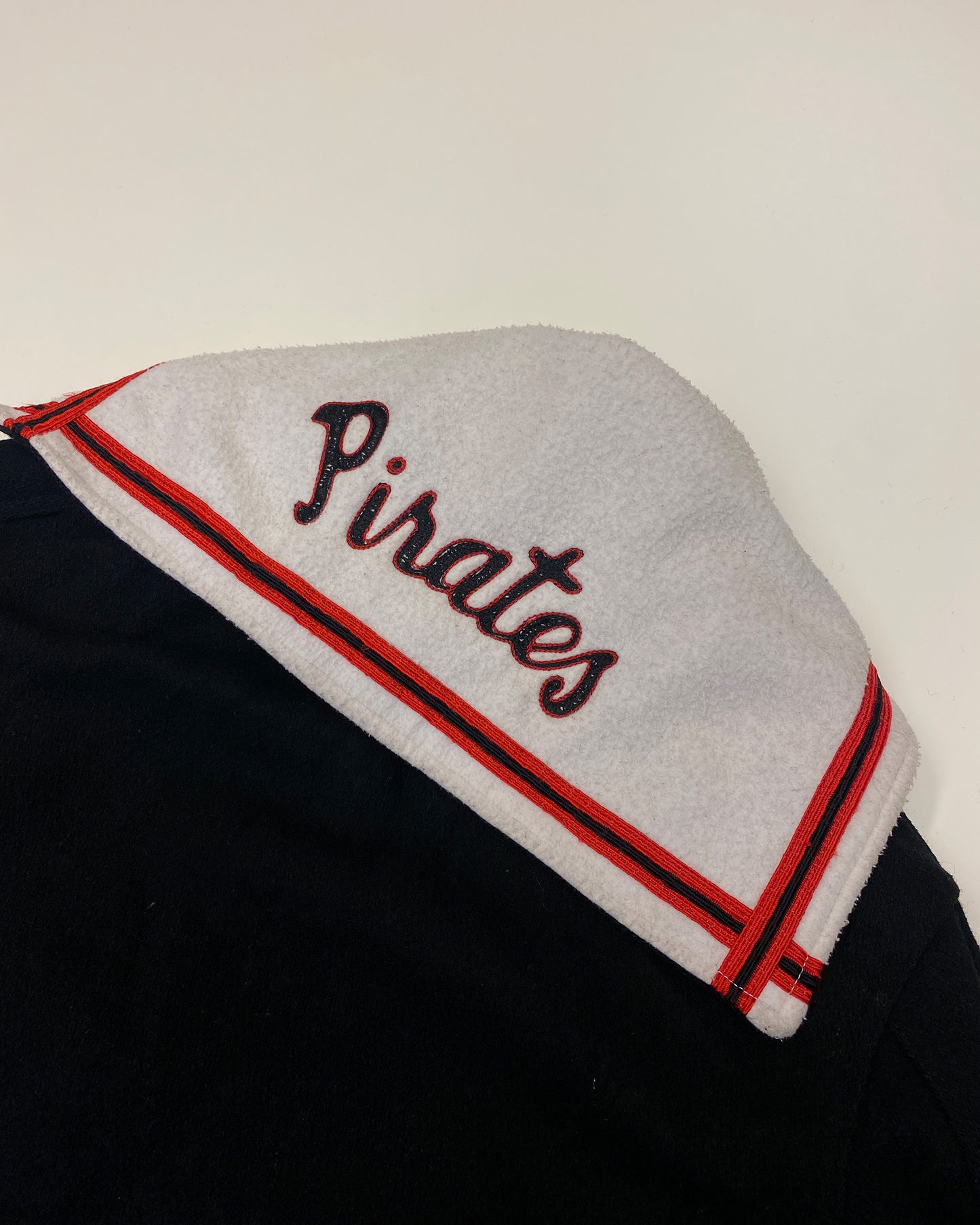 Vintage 1994 Pirates College Wool Jacket Black