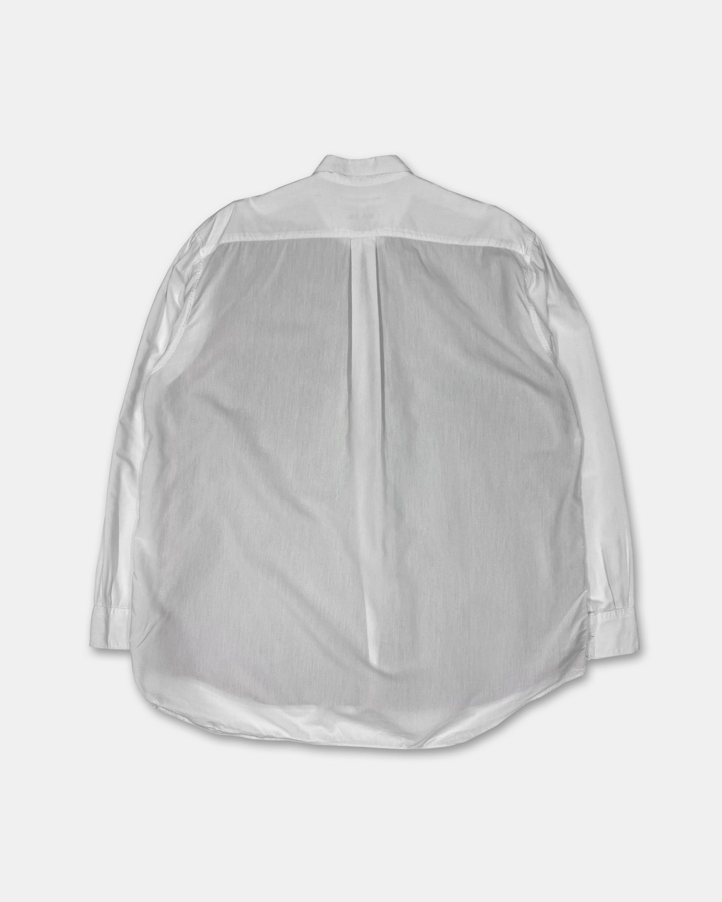 Comme des Garçons Shirt 1990s Two-layered Shepherd Checkered Shirt White Black