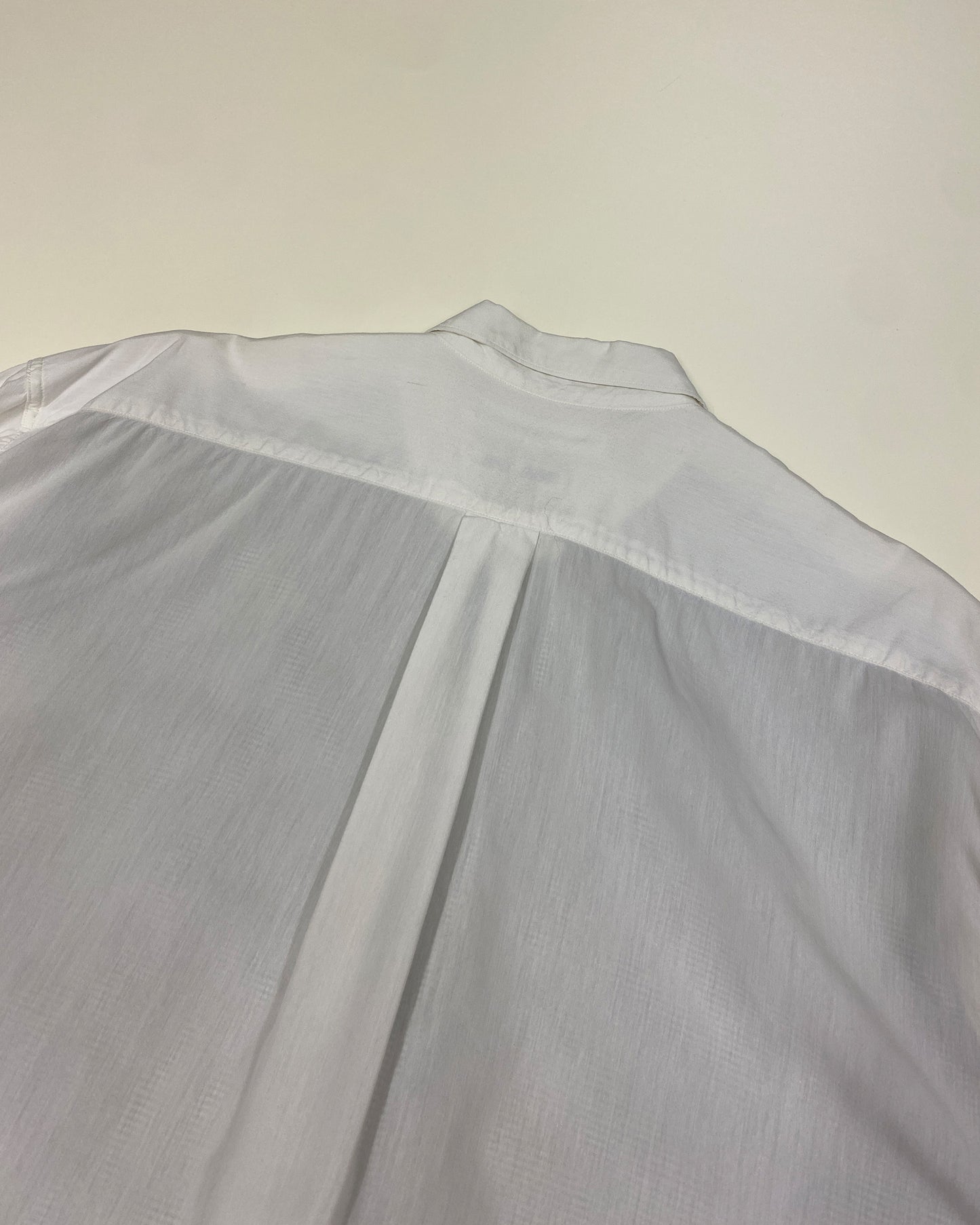 Comme des Garçons Shirt 1990s Two-layered Shepherd Checkered Shirt White Black