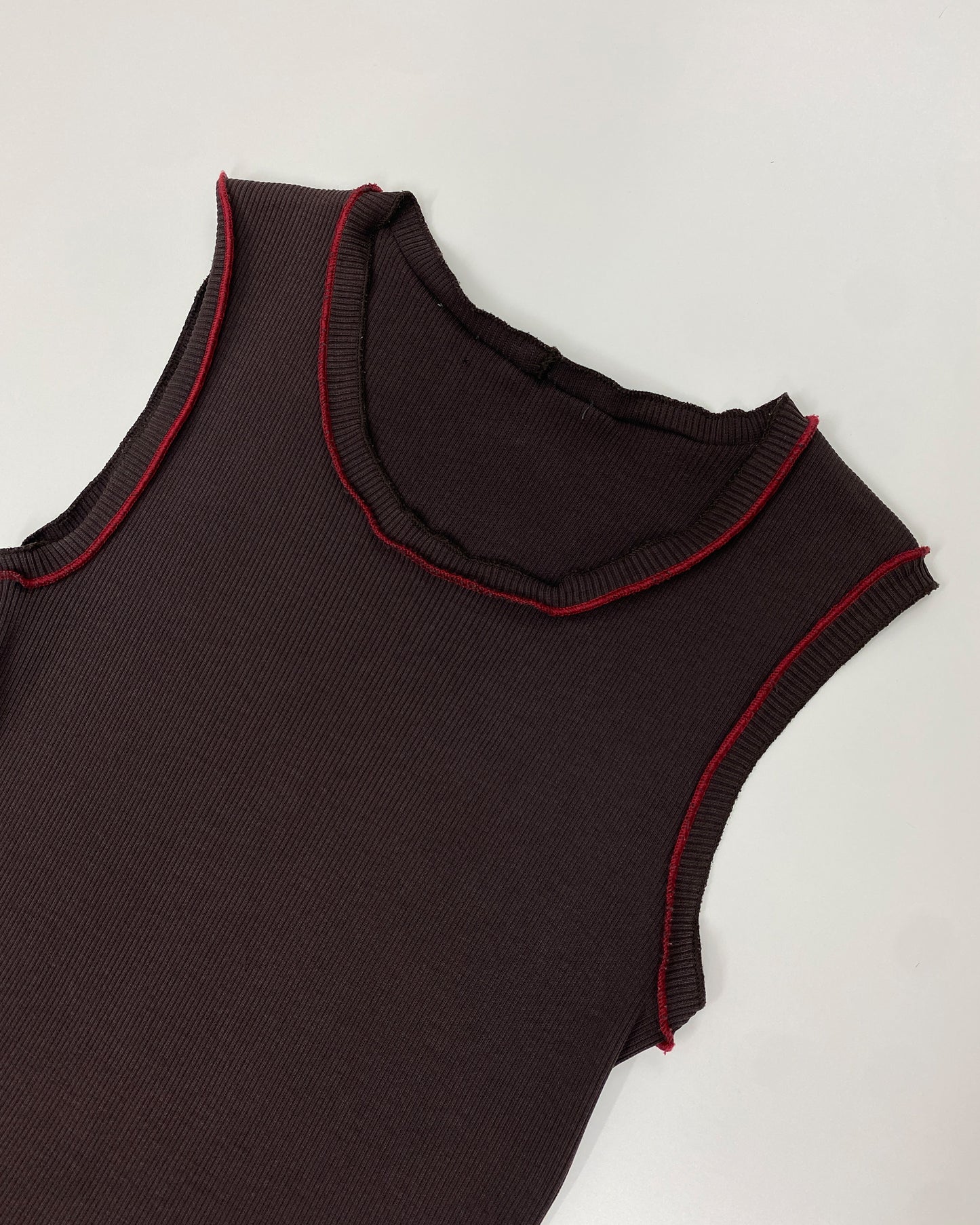 Cop Copine 2000s Adjustable Open Hem Pocket Tank Dress Brown
