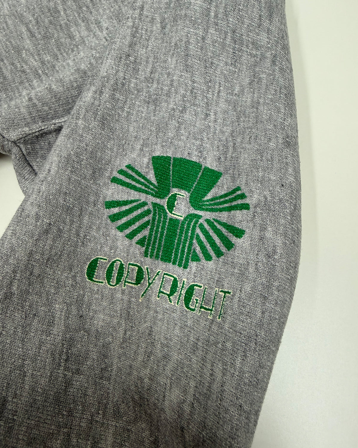 Vintage 1980s Copyright Ultra Boxy Crewneck Light Heathergrey