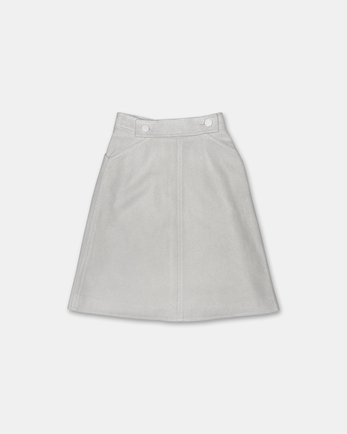 Courrèges Paris 1970s Formal Jacket and Skirt Set White