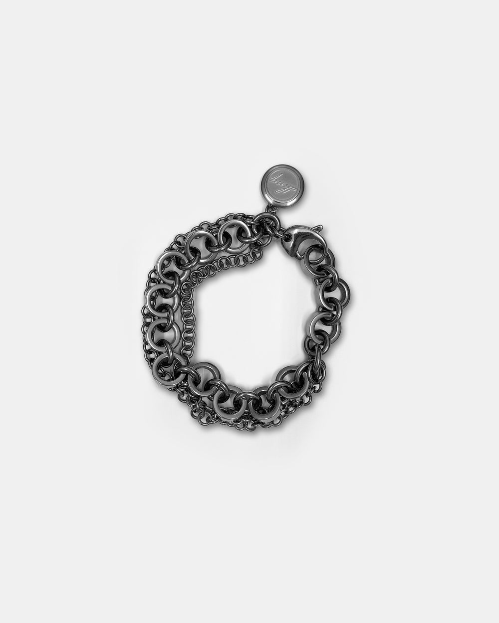 DKNY 2020s Multilayer Bracelet Metallic Silver