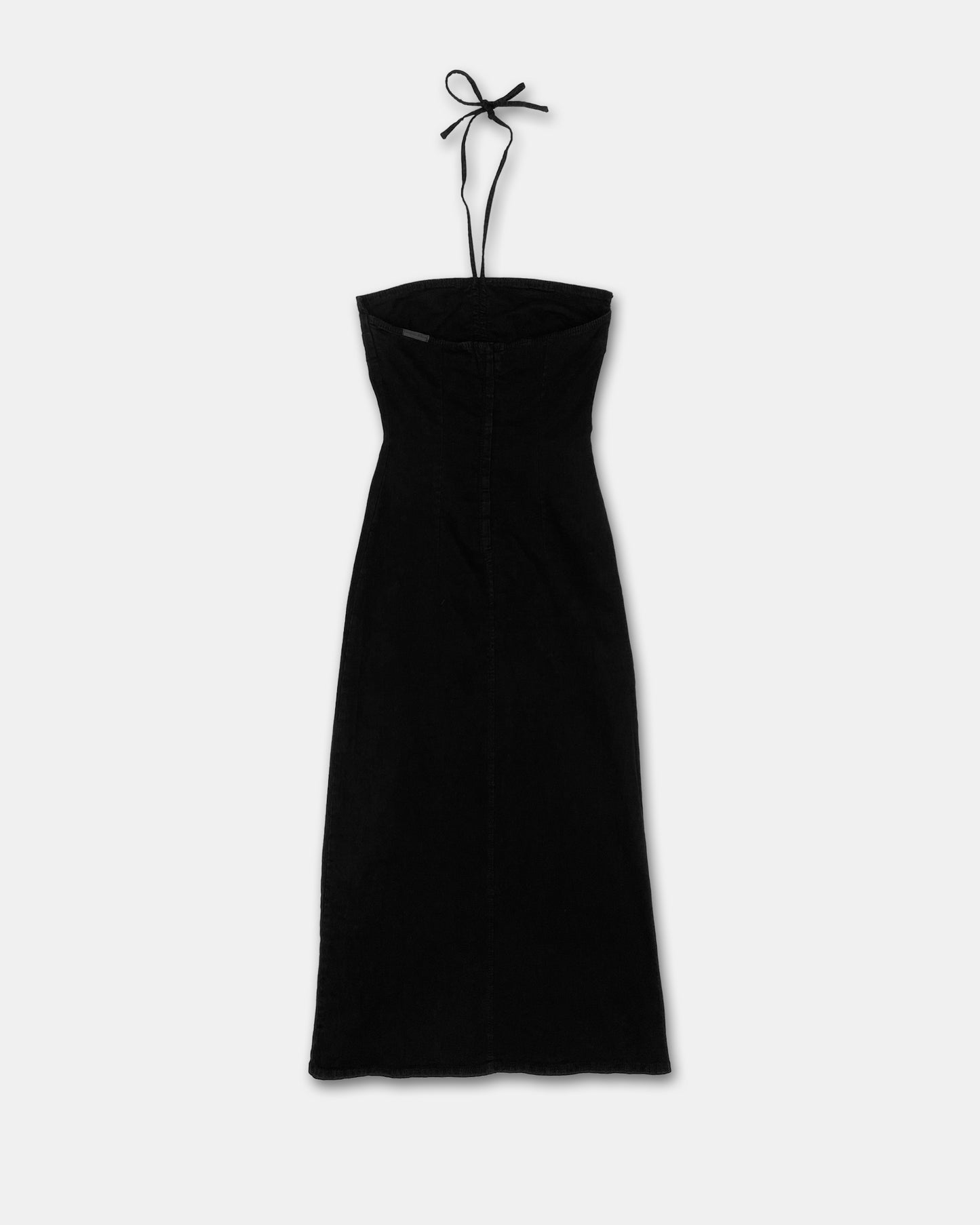 DKNY Jeans 2000s Shoulder Free Neckholder Dress Black
