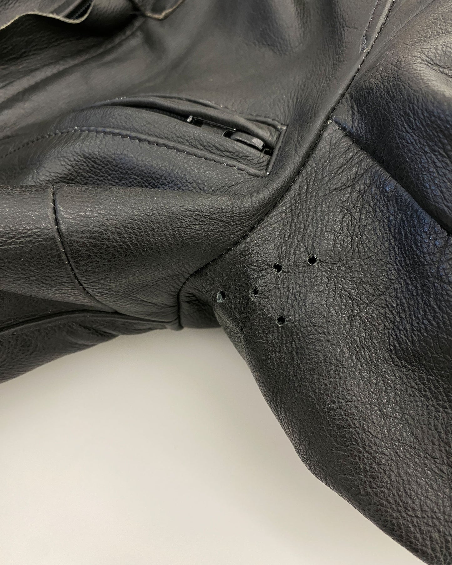 Dainese 1970s Racing Leatherjacket Black Yellow