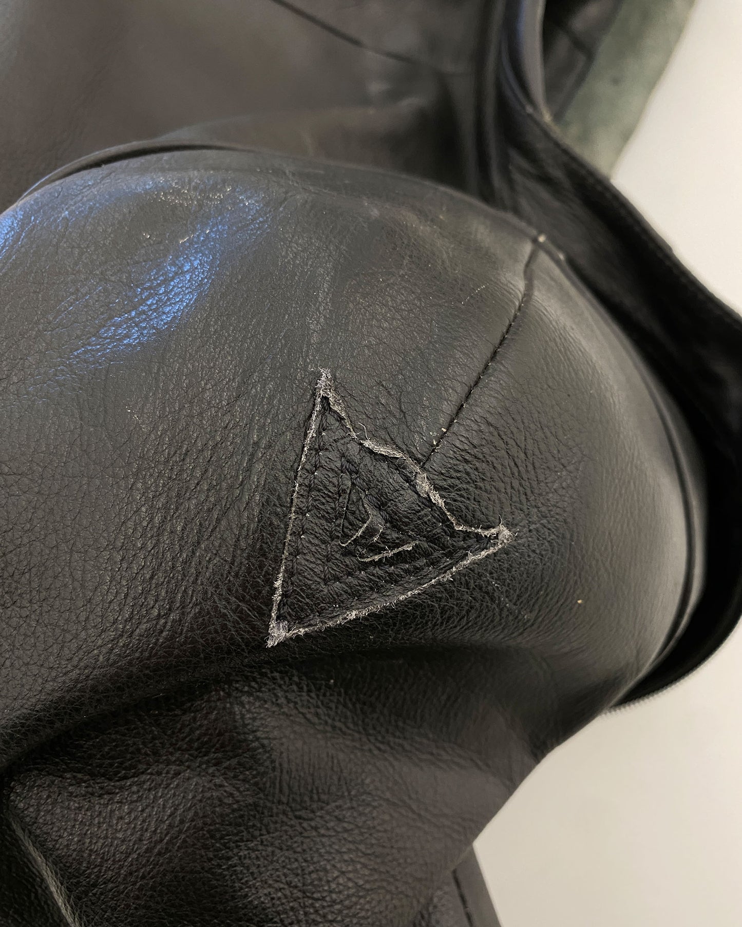 Dainese 1970s Racing Leatherjacket Black Yellow