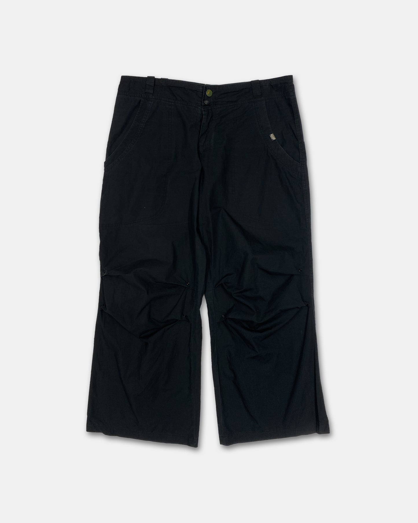 Skunkfunk SKFK 2010s Wide Cotton Pants Black