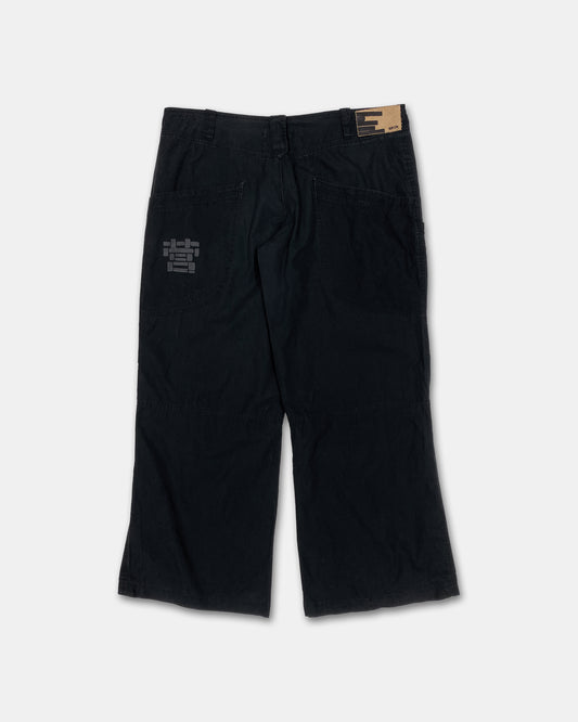 Skunkfunk SKFK 2010s Wide Cotton Pants Black