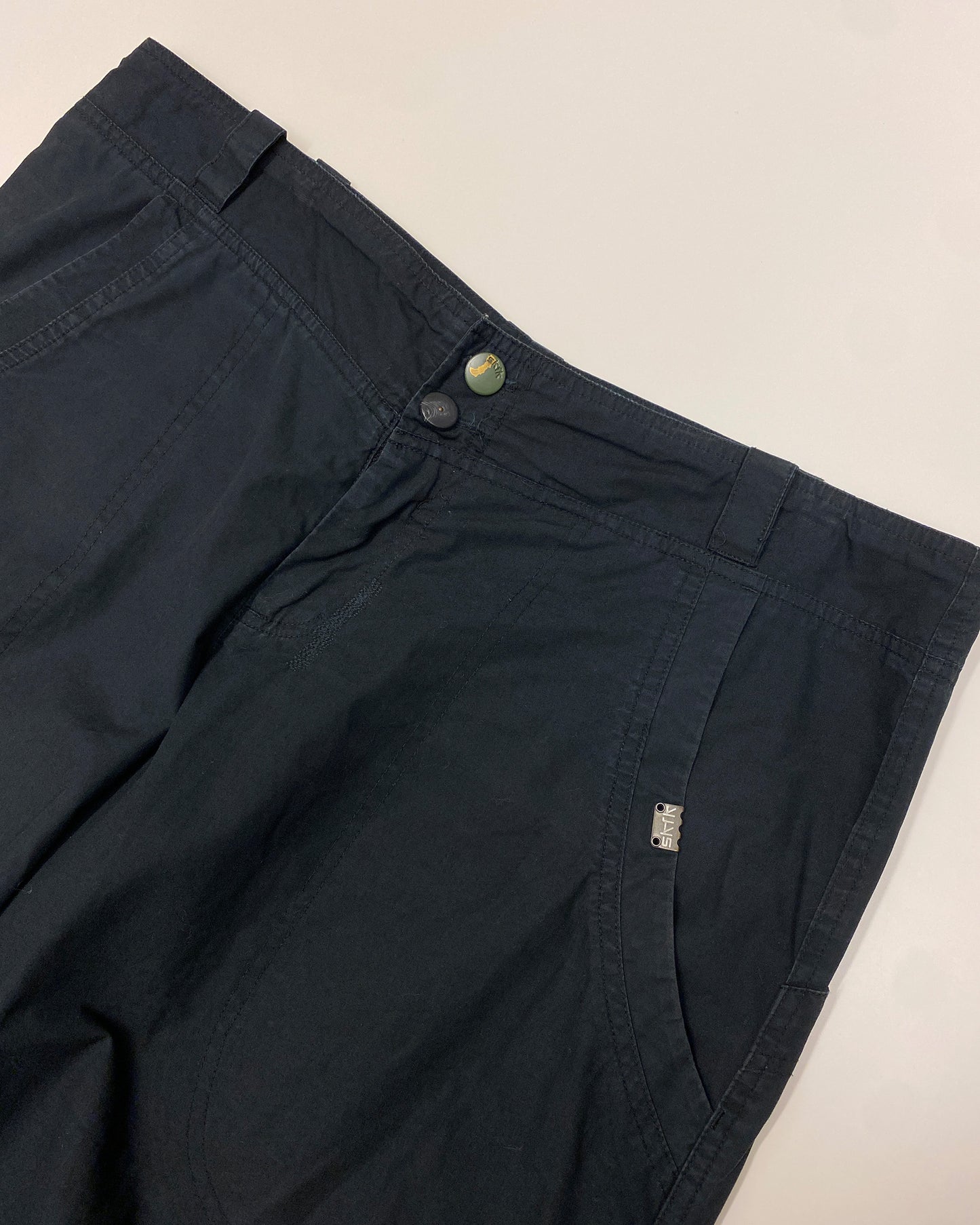 Skunkfunk SKFK 2010s Wide Cotton Pants Black