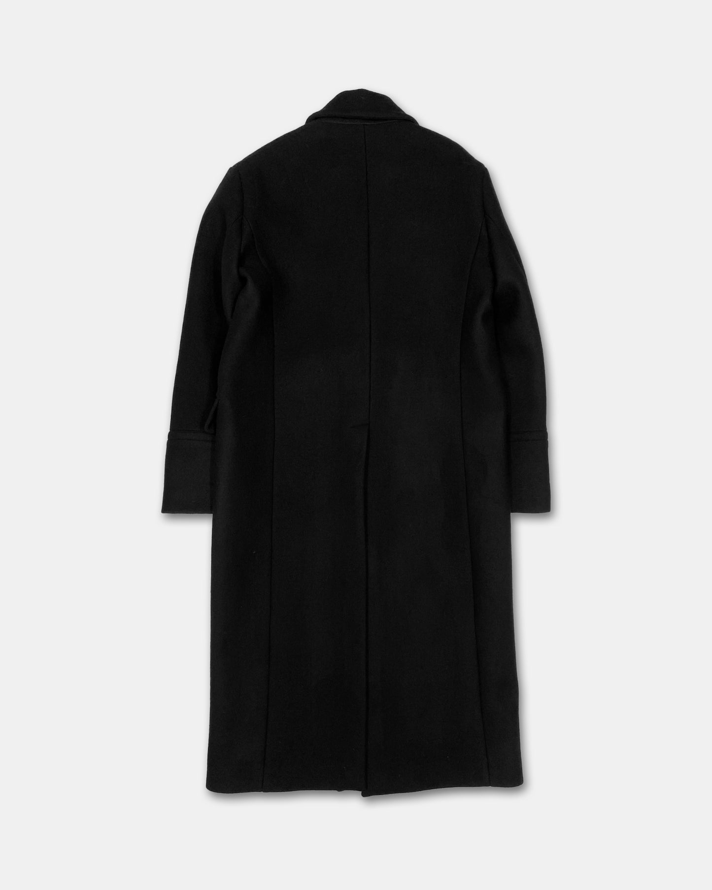 Isabel Benenato AW2018 Heavy Wool Coat Black