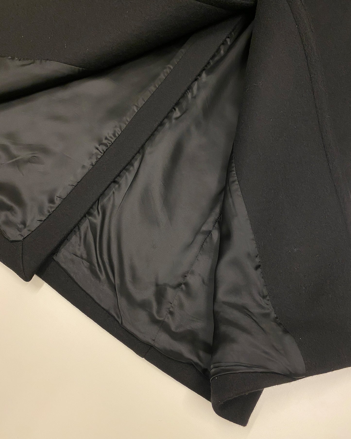 Isabel Benenato AW2018 Heavy Wool Coat Black