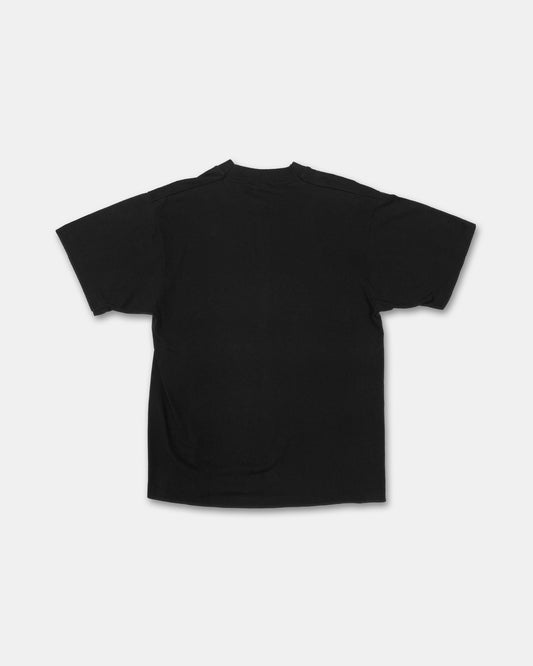 Vintage Diamond Dust 1990s Glitter Teddy Bear Single Stitched T-Shirt Black