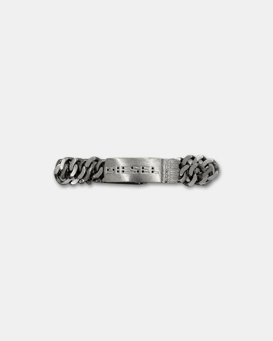 Diesel 2010s Amor Bracelet Metallic Silver