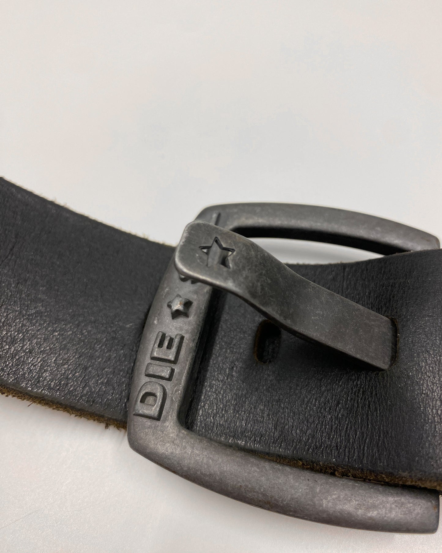 Diesel 2010s Starpin Leather Belt Black