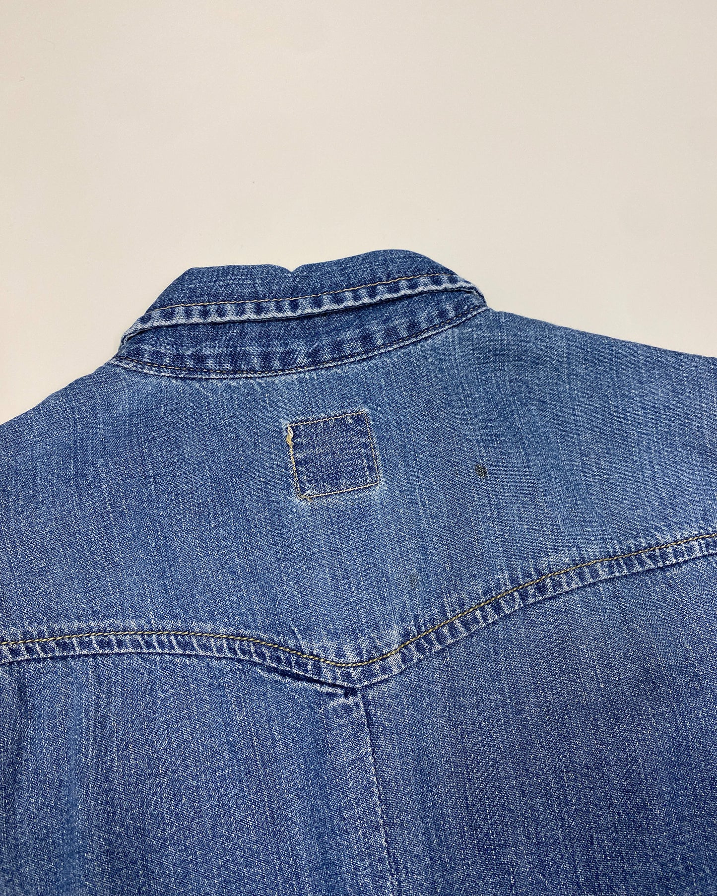 Diesel 2000s Denim Corset Top Blue