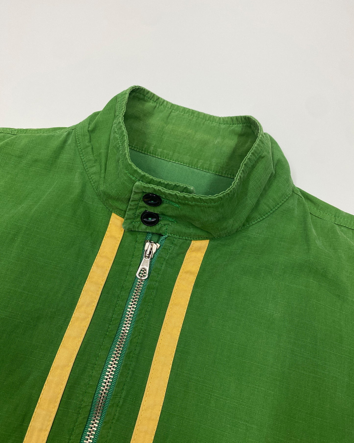 Diesel 2000s Light Cotton Jacket Green Yellow