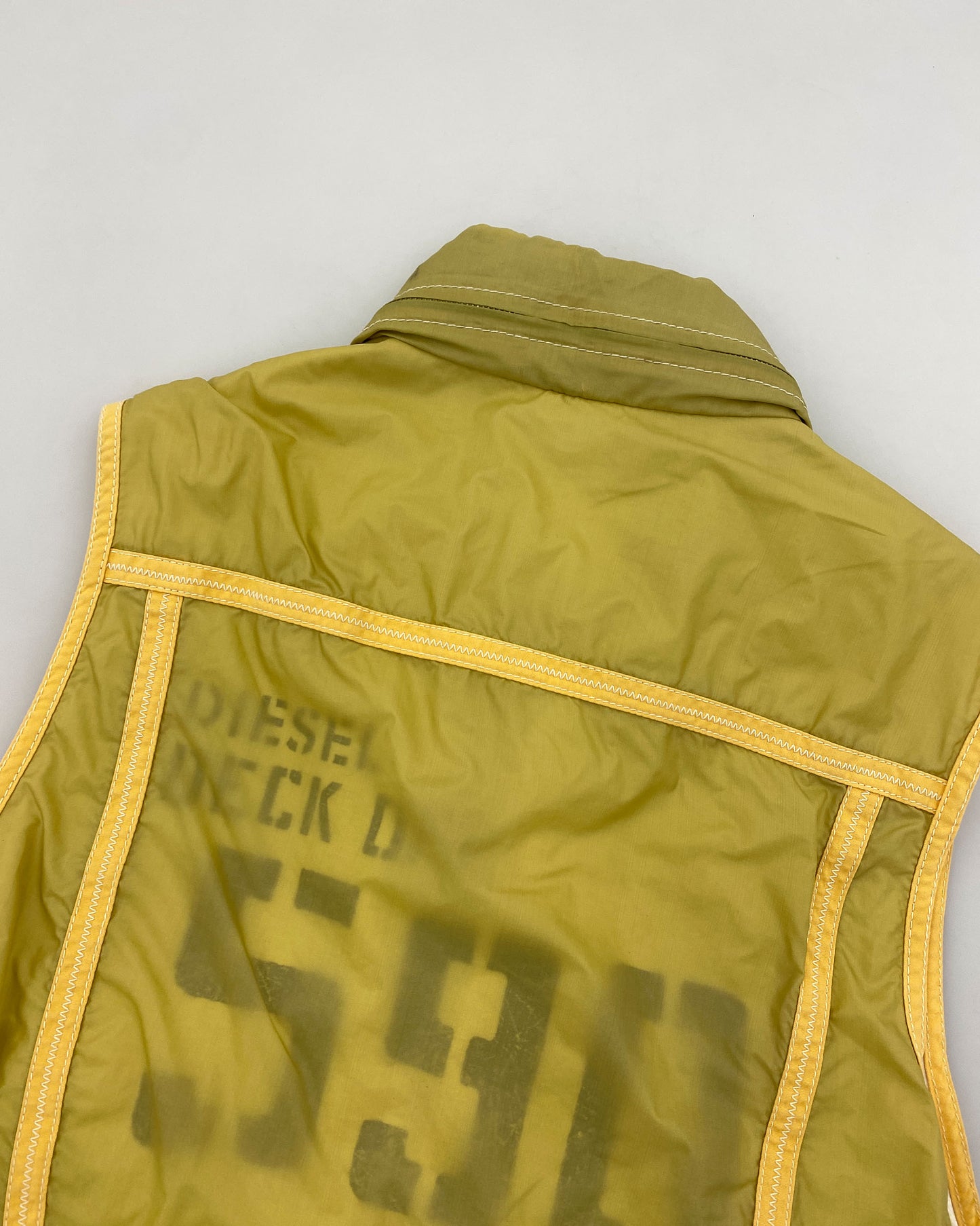 Diesel 1990s Lifeguard Vest Yellow