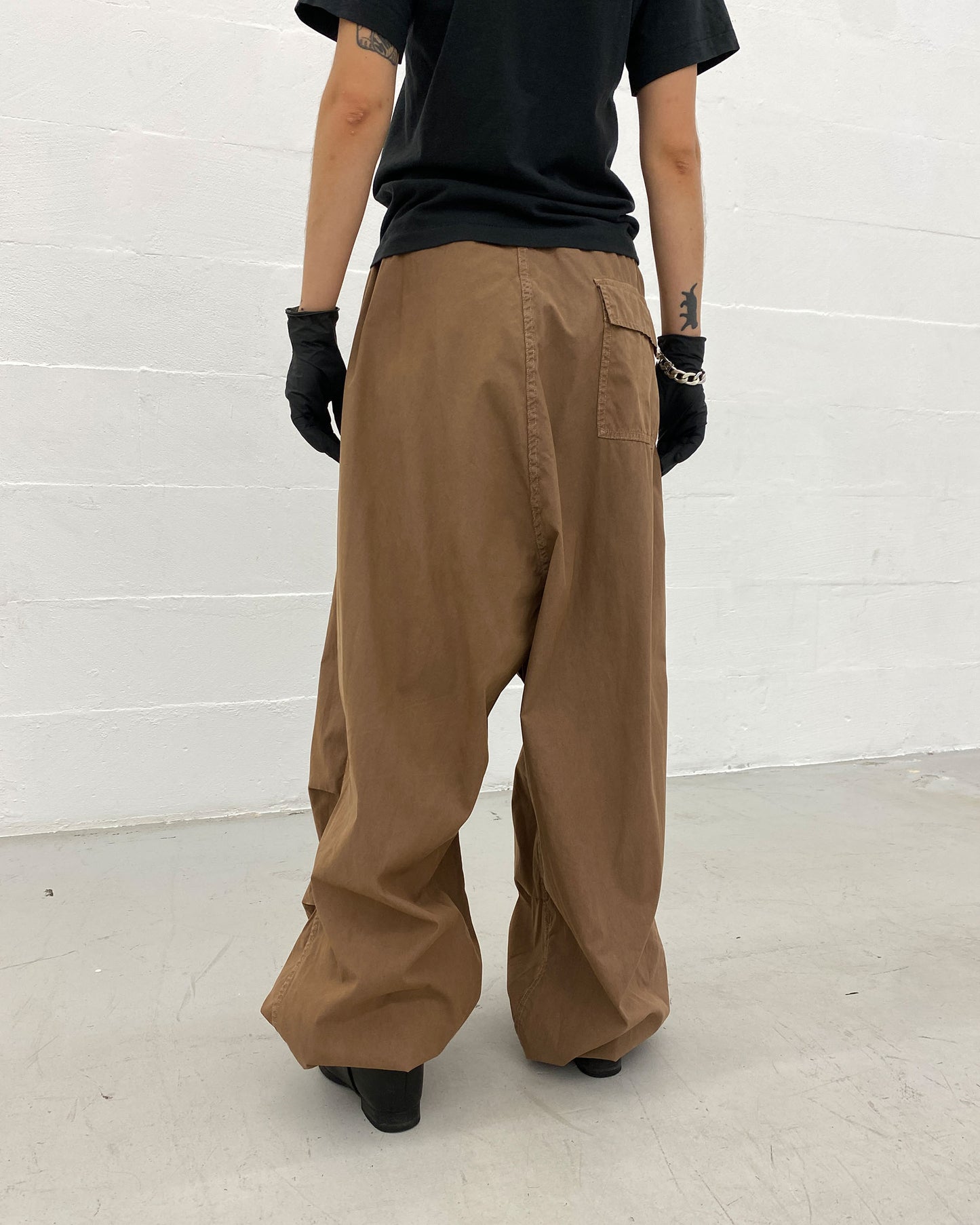 Vintage 1990s Dyed US Army Snow Pants Brown