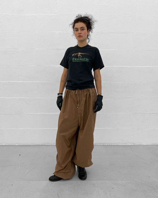 Vintage 1995 Dinosaur American Museum of Natural History Single Stitched Baby T-Shirt Black