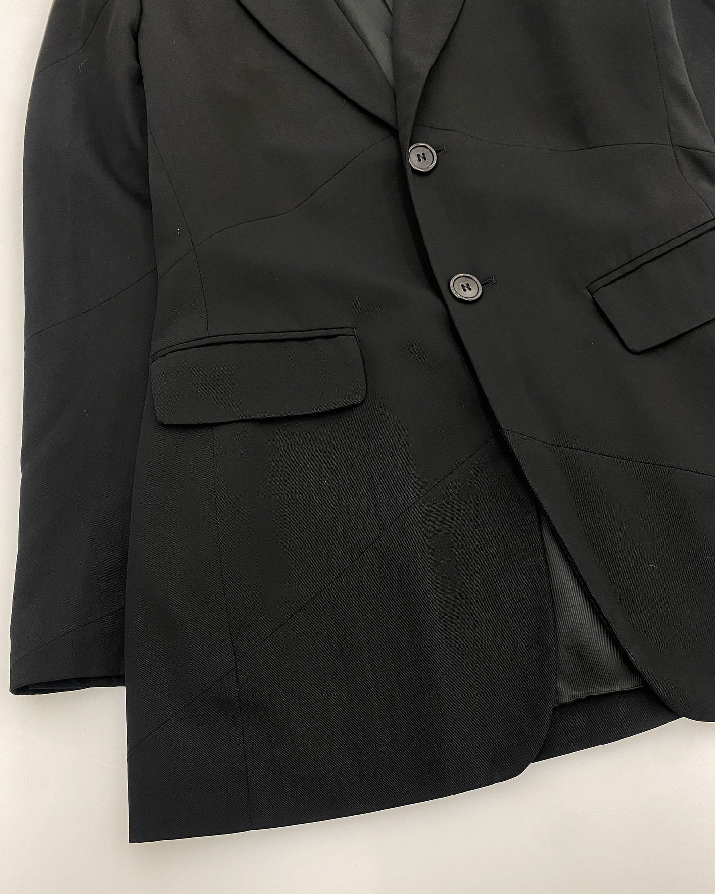 Dirk Bikkembergs Hommes pour la femme 1990s Blazer Jacket Black