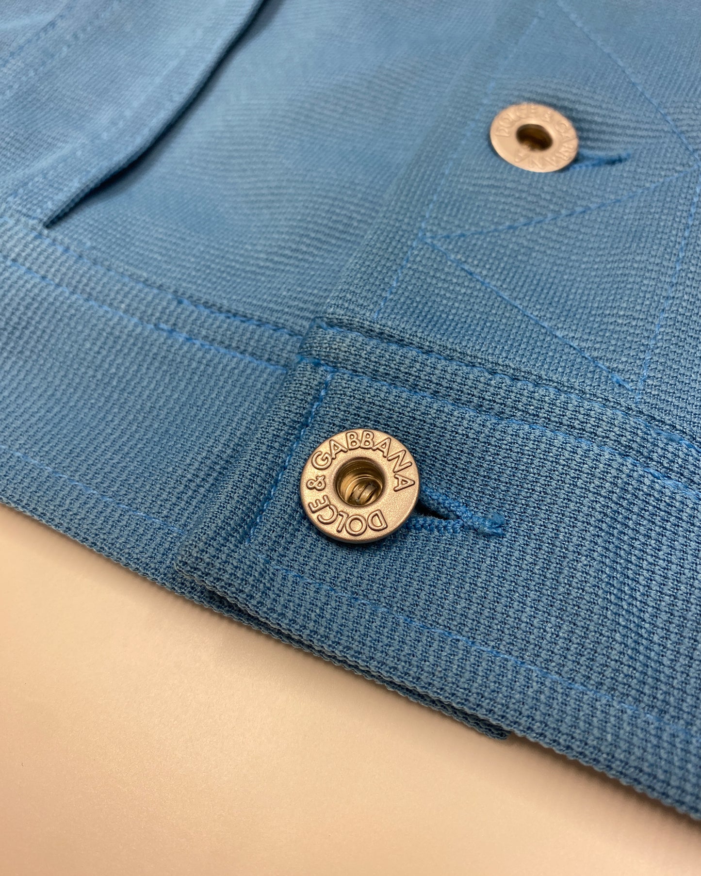 Dolce & Gabbana 2000s Light Rider Jacket Bright Blue