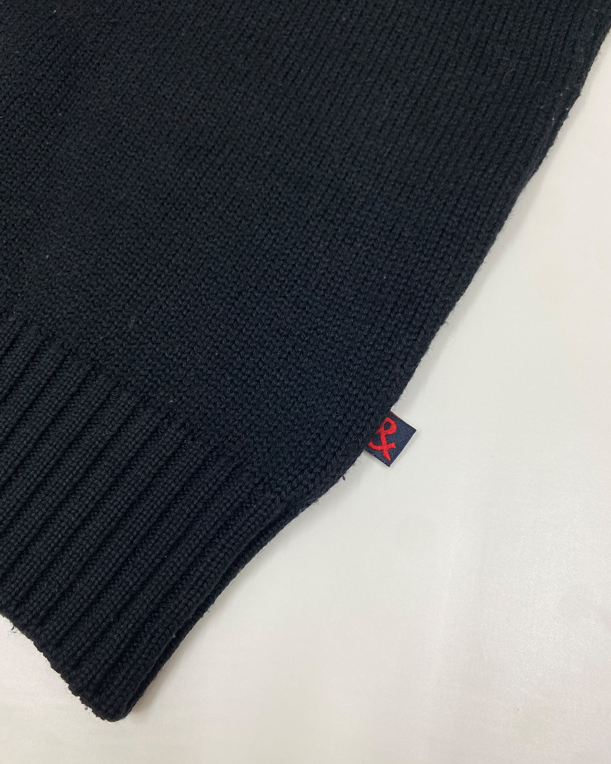 Dolce & Gabbana 2000s Number 3 Knit Wool Sweater Vest Black