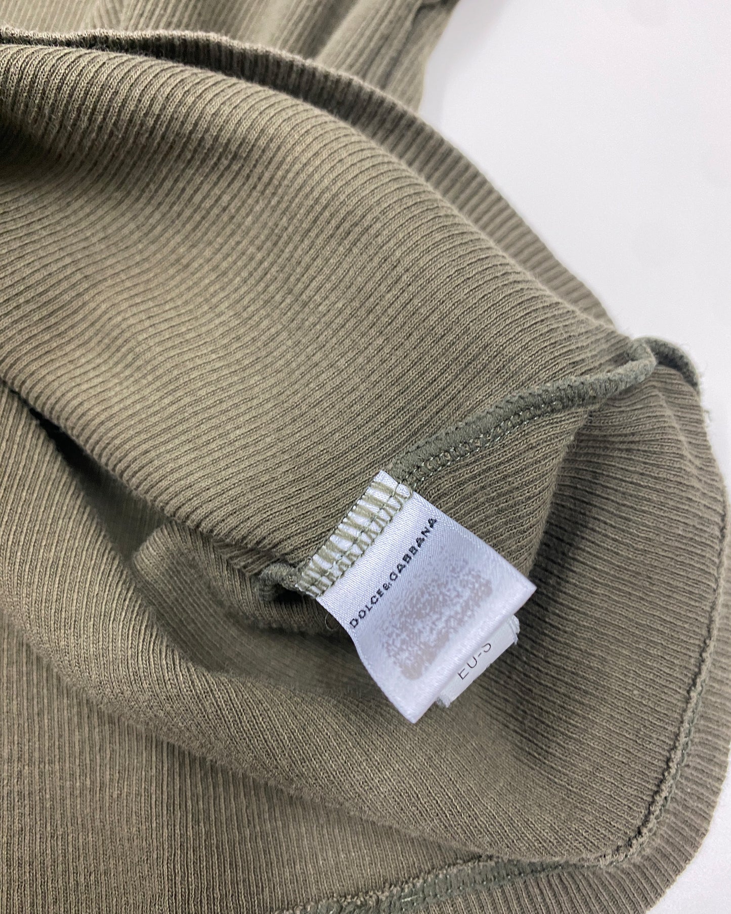 Dolce & Gabbana Underwear 2010s Ribbed T-Shirt Green