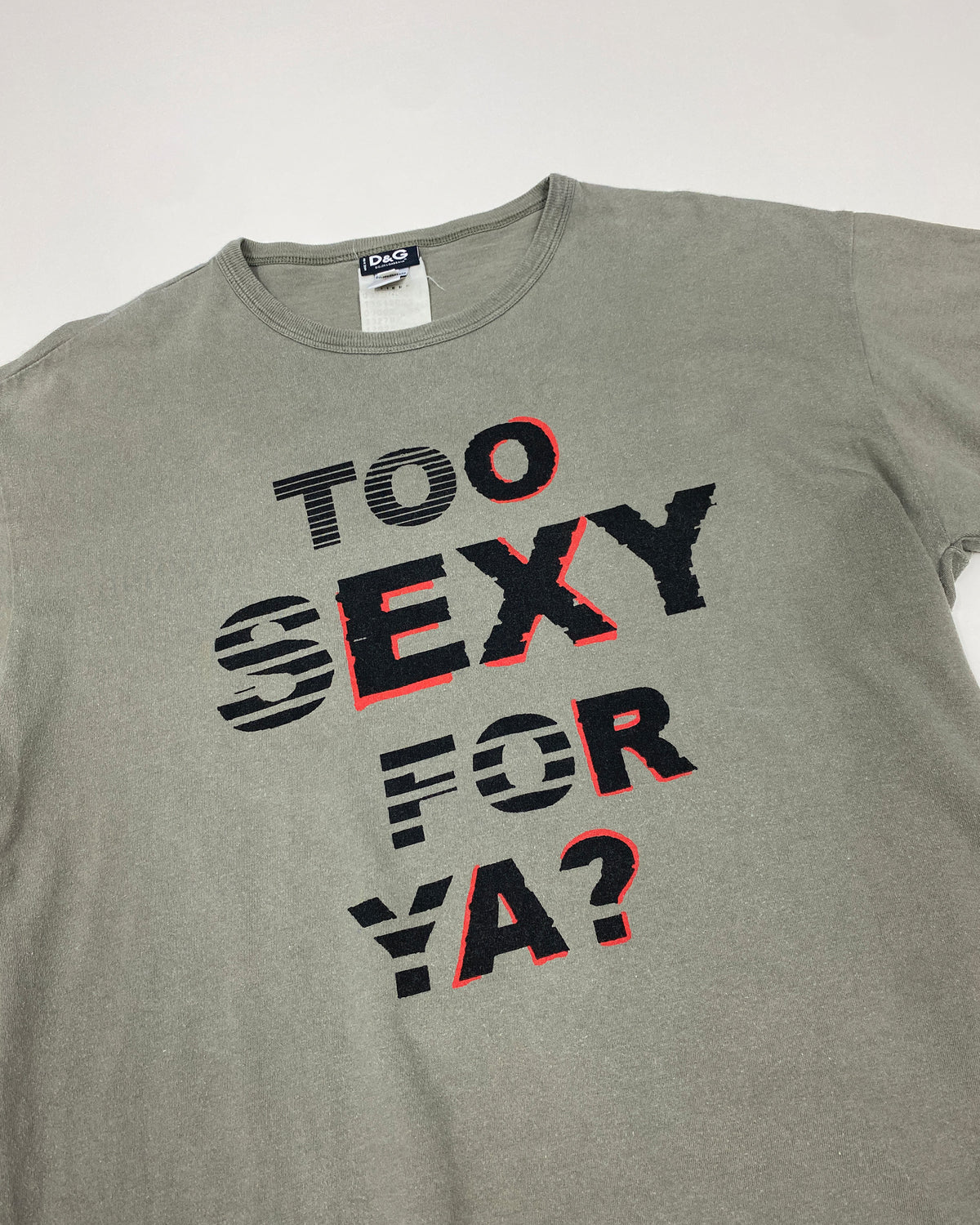 Dolce & Gabbana 2000s Too Sexy For Ya? T-Shirt Green