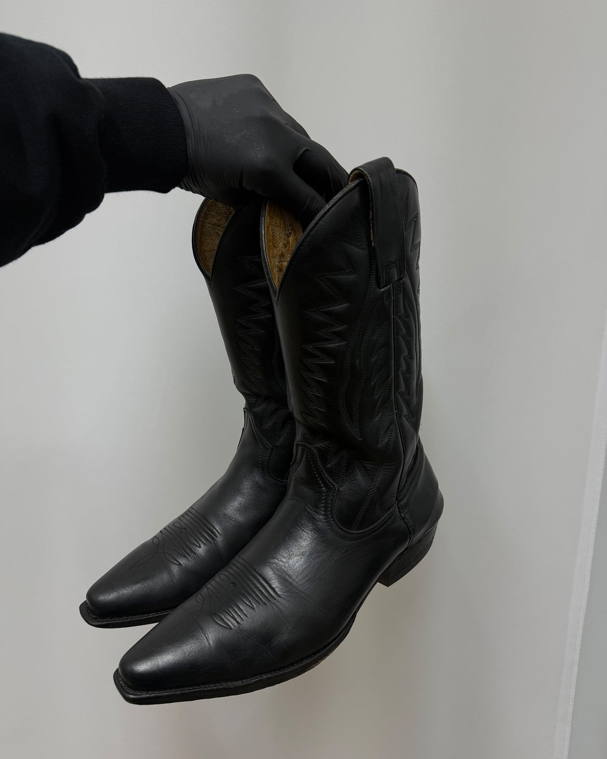 Cowboy Dream 2000s Cowboy Boots Black