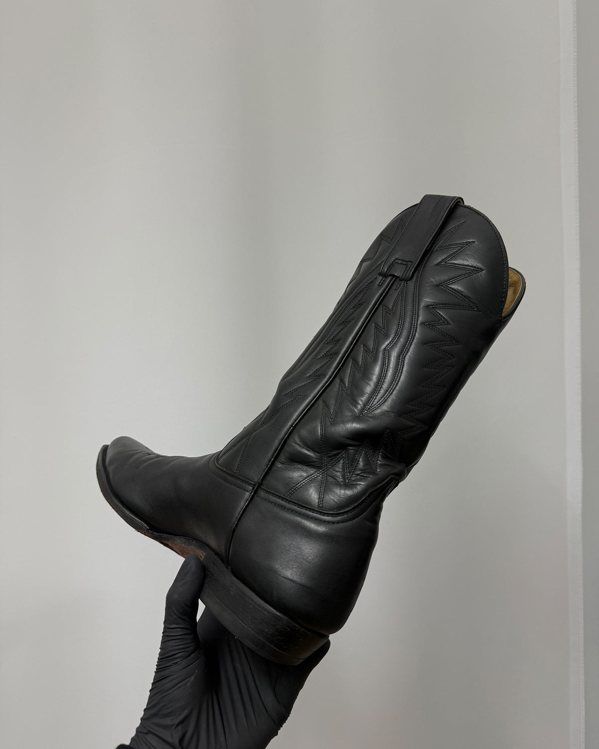Cowboy Dream 2000s Cowboy Boots Black