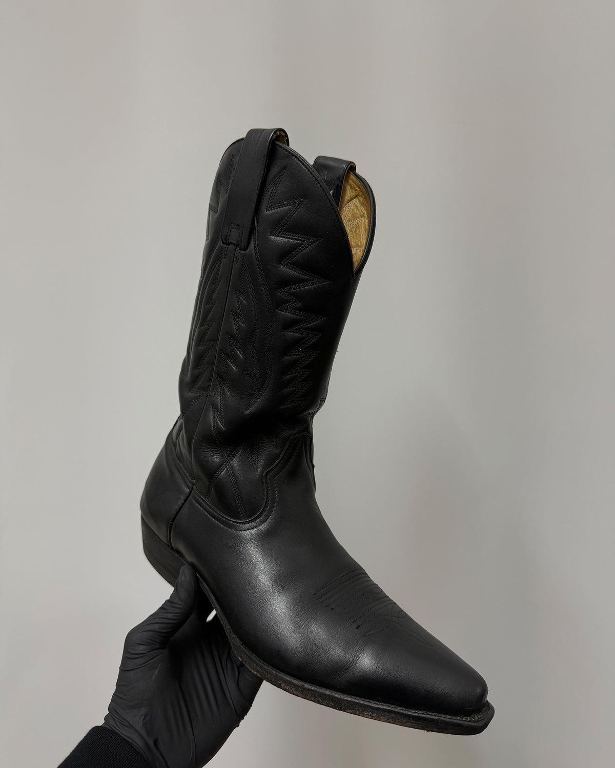 Cowboy Dream 2000s Cowboy Boots Black