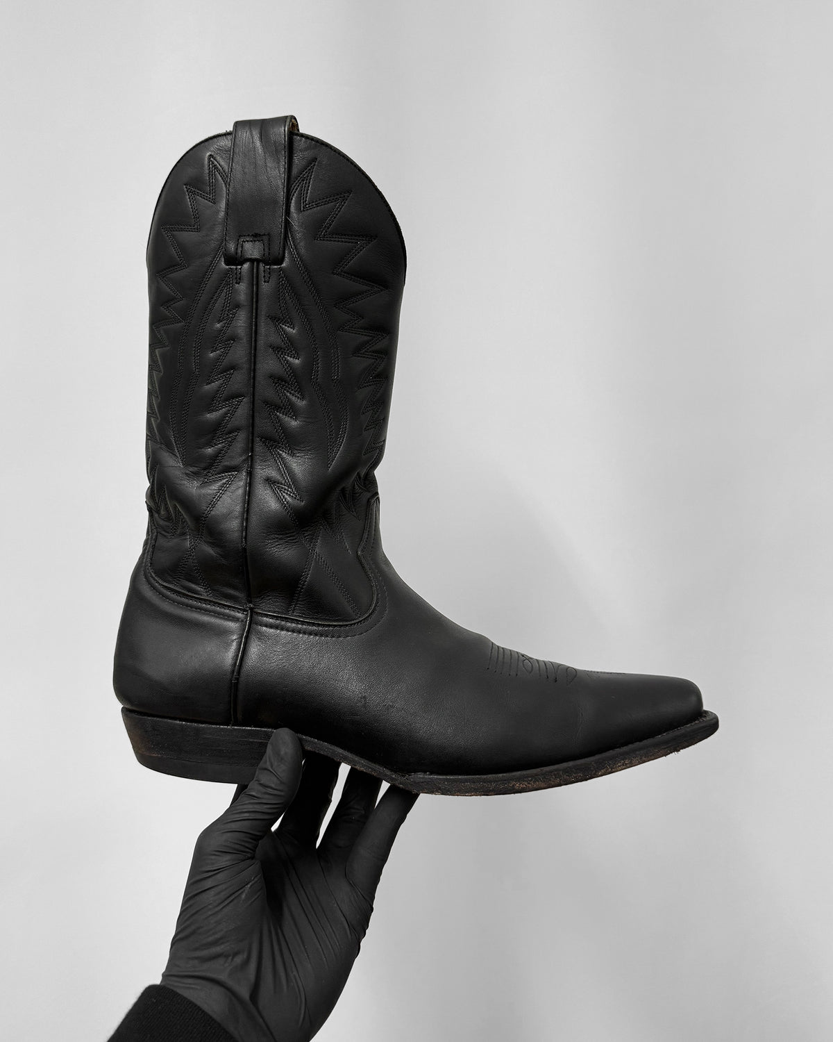 Cowboy Dream 2000s Cowboy Boots Black