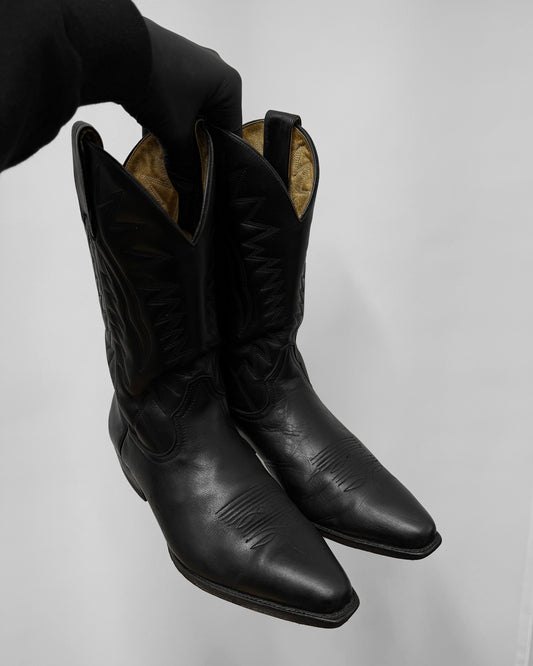 Cowboy Dream 2000s Cowboy Boots Black
