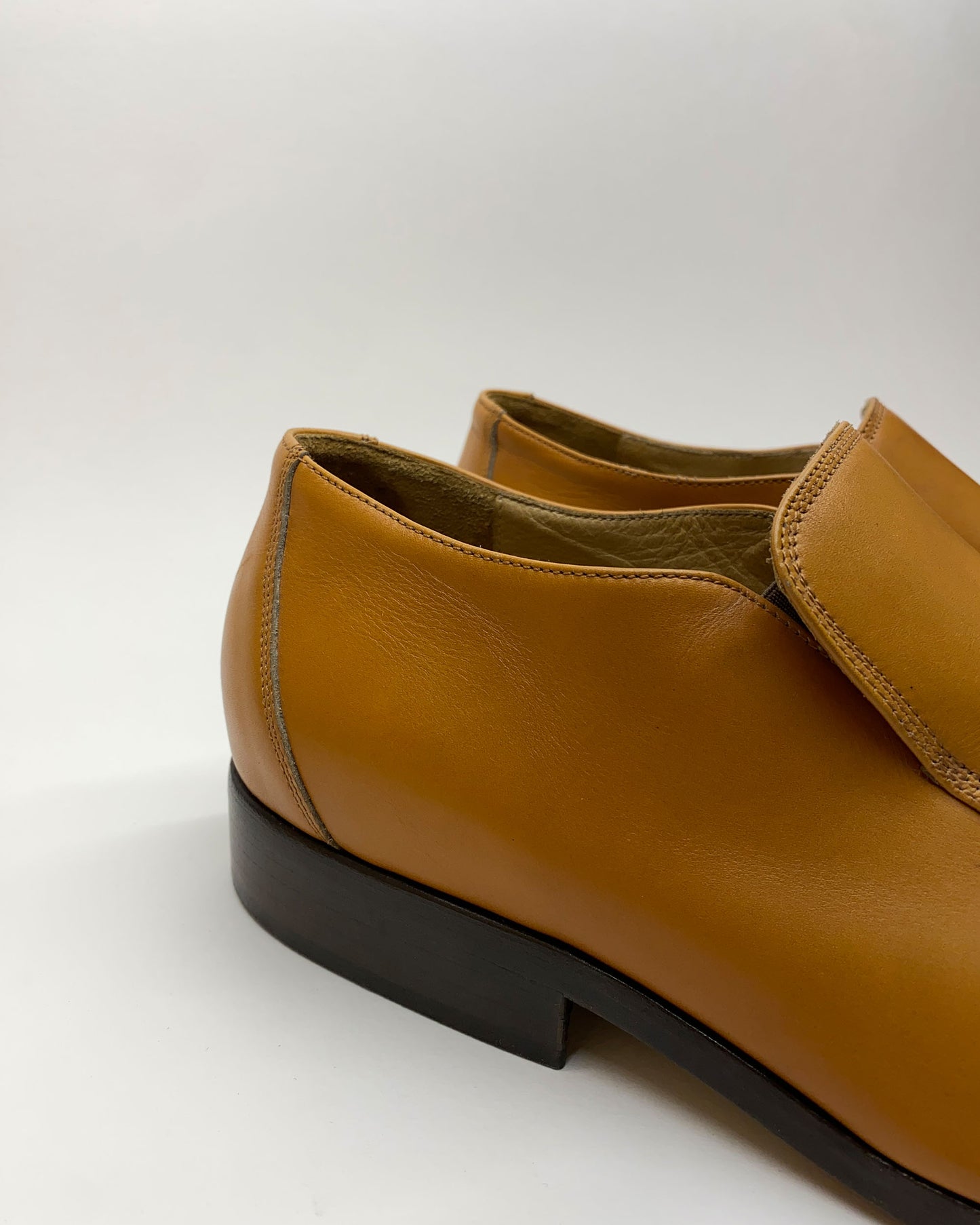 Dries van Noten 1990s Ultra Soft Leather Loafer Light Brown