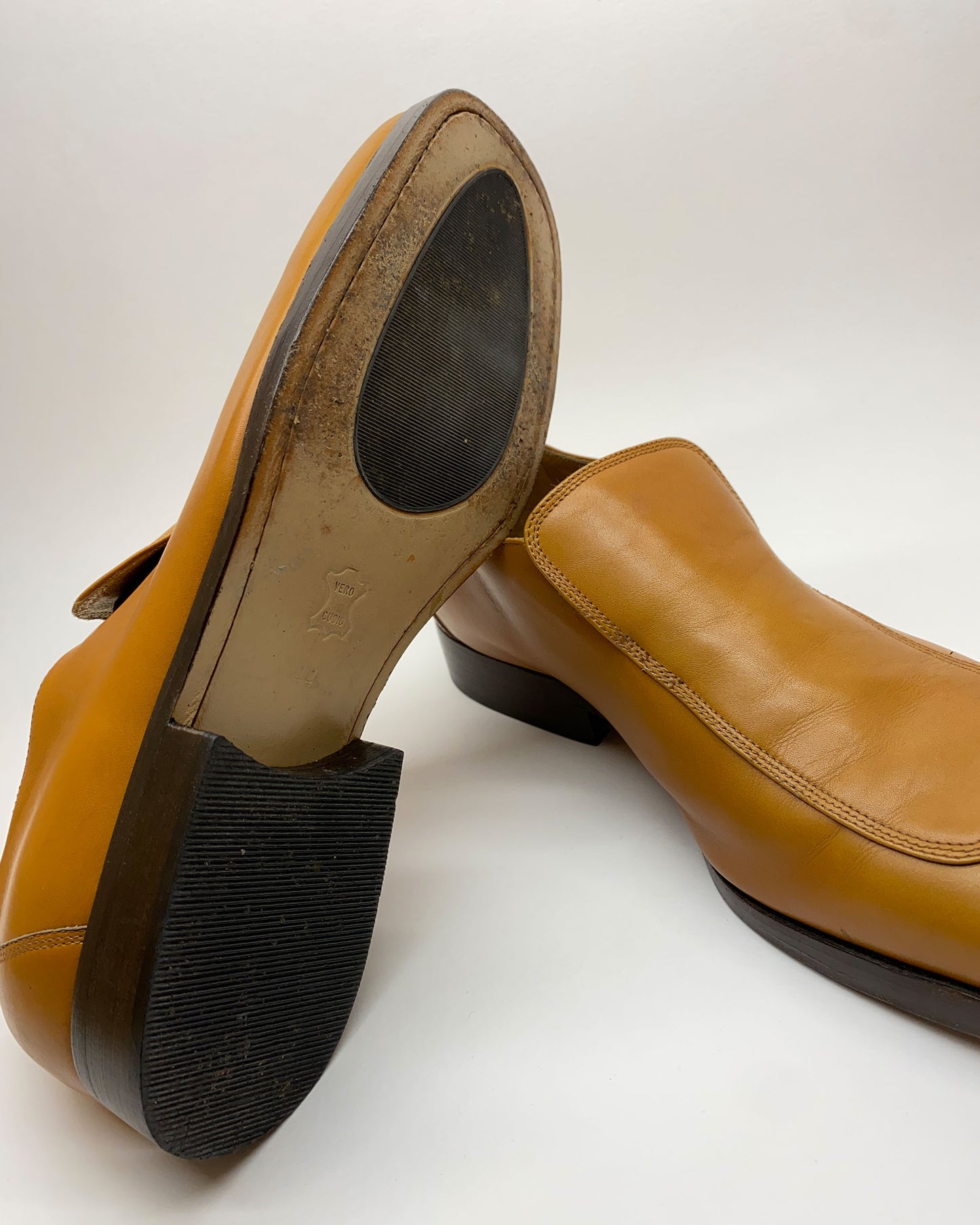 Dries van Noten 1990s Ultra Soft Leather Loafer Light Brown
