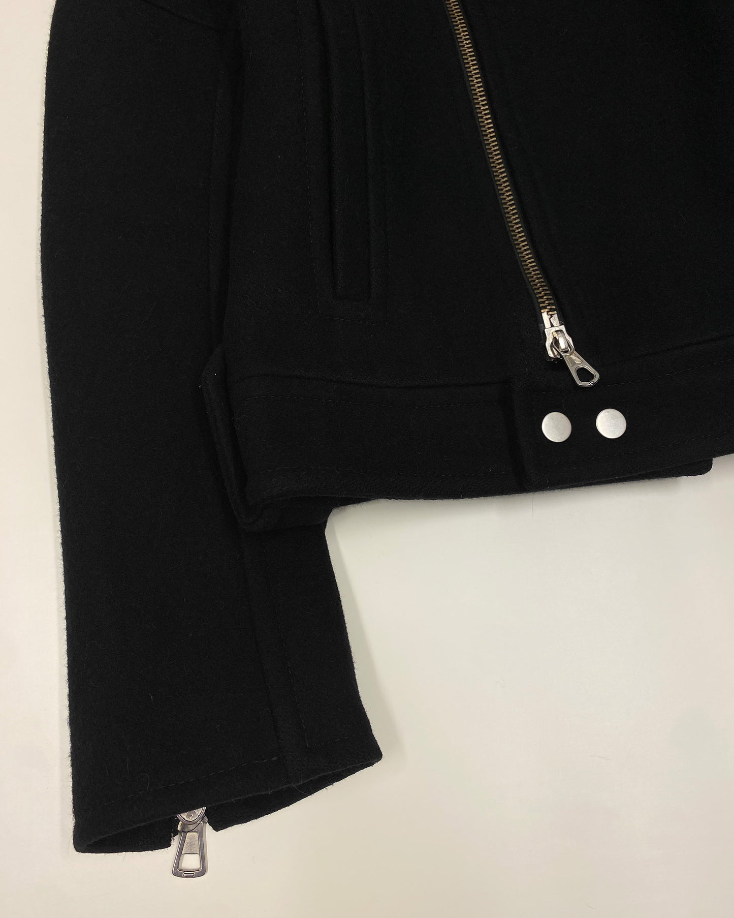 Dsquared2 2000s Racing Wool Jacket Blackx