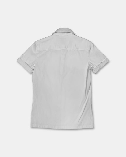 Dsquared2 2000s Short Sleeve Zip Polo Shirt White