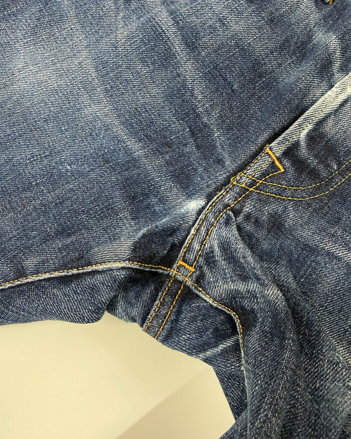 Edwin 2010s Regular Tapered Selvedge Japanese Denim Faded Blue