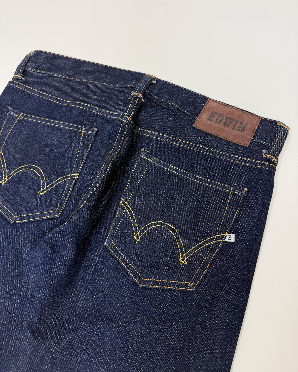 Edwin 2010s Tapered Selvedge Japanese Denim Dark Blue