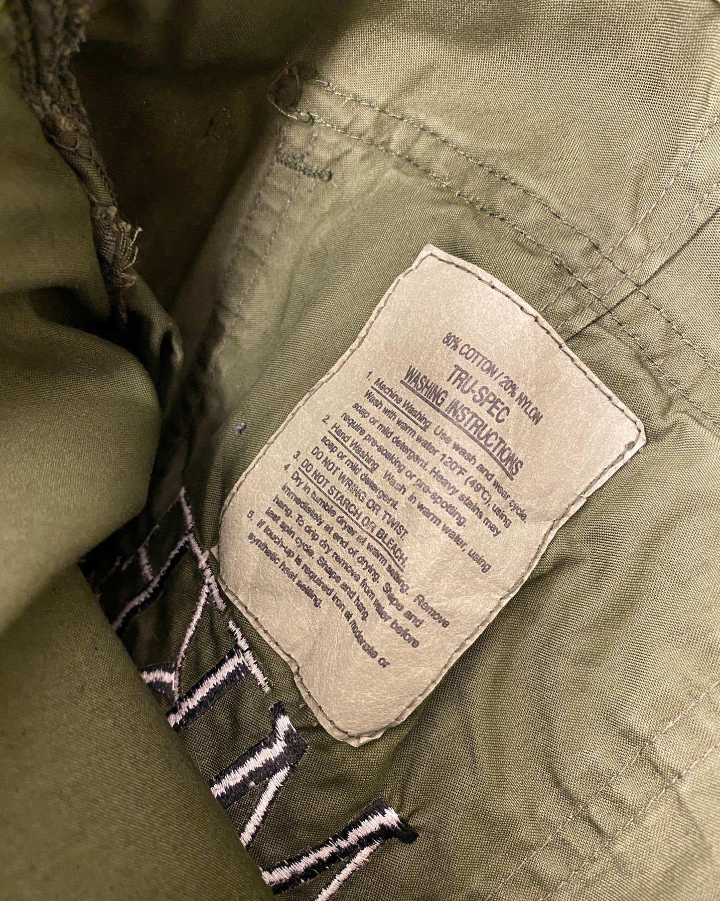 Elternhaus x Maegde u. Knechte 2000s Gucci Outdoor Embroidered Military Cargo Pants Green