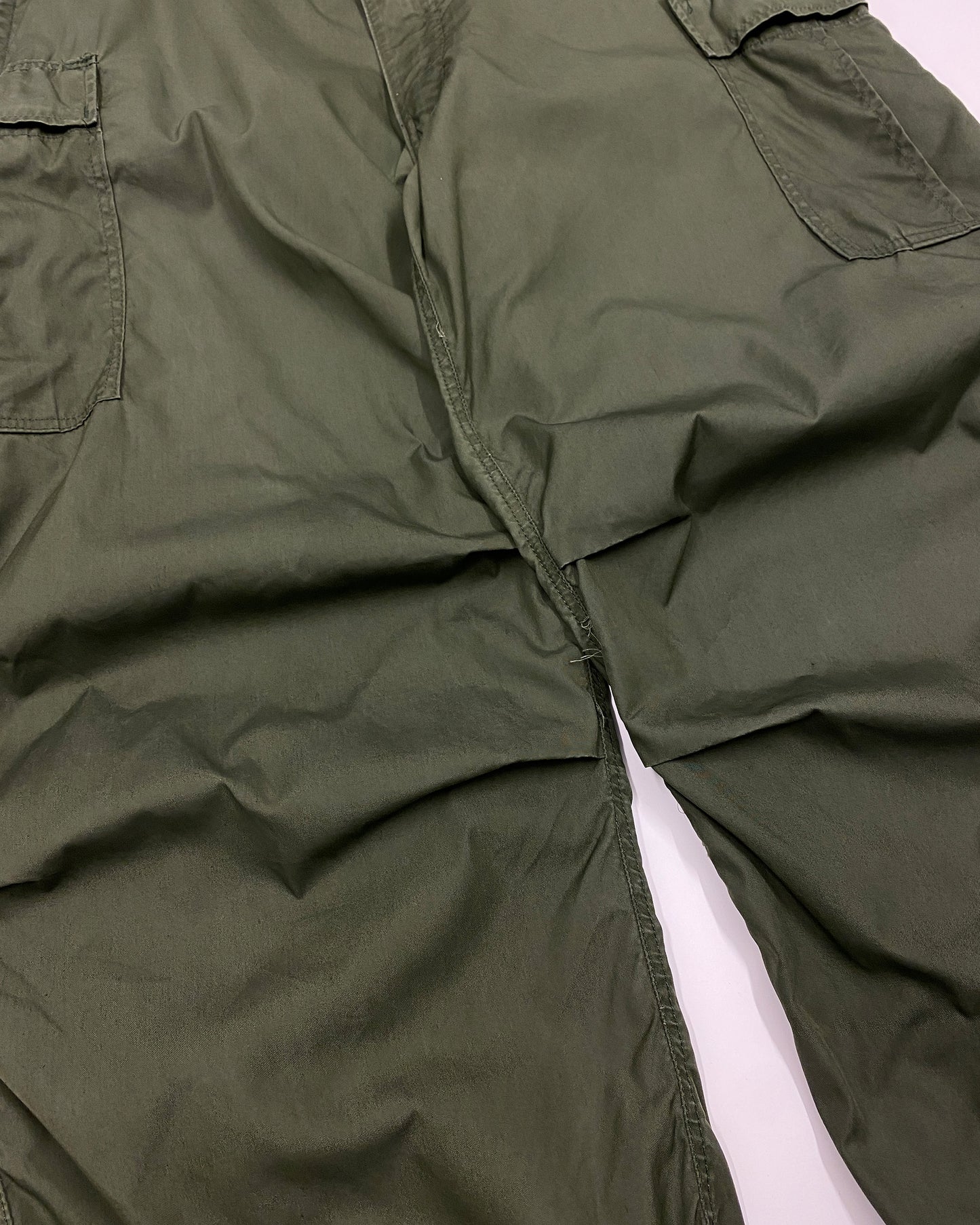 Elternhaus x Maegde u. Knechte 2000s Gucci Outdoor Embroidered Military Cargo Pants Green