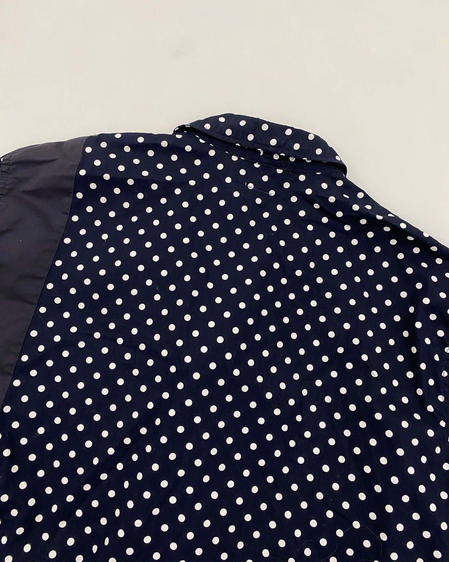 Engineered Garments SS2019 Polka Dot Cotton Blazer Jacket Navy