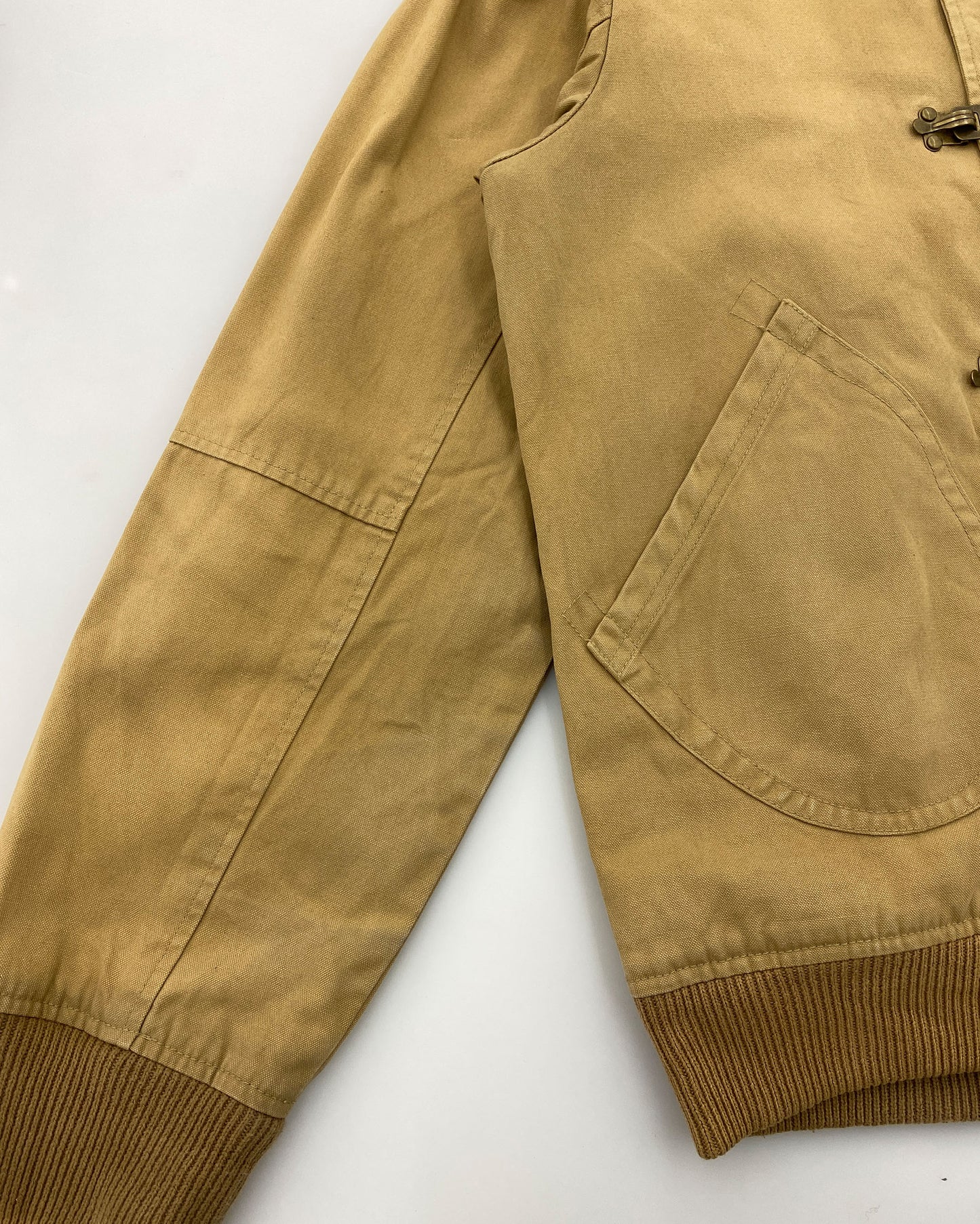 Evisu 2000s Bomberjacke aus Baumwolle Beige 