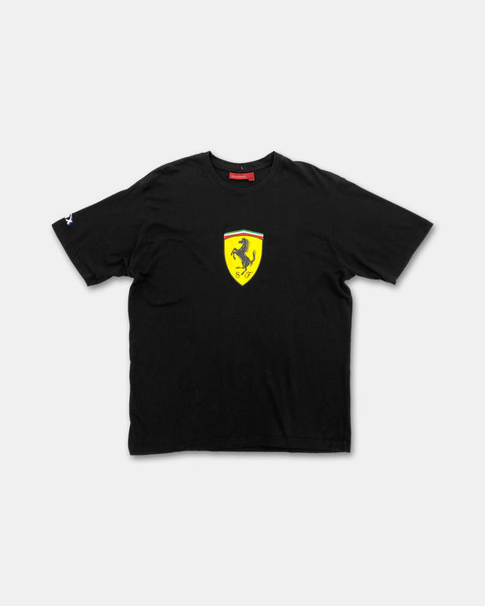 Ferrari 2010er Scuderia Ferrari Formel 1 Logo T-Shirt Schwarz 