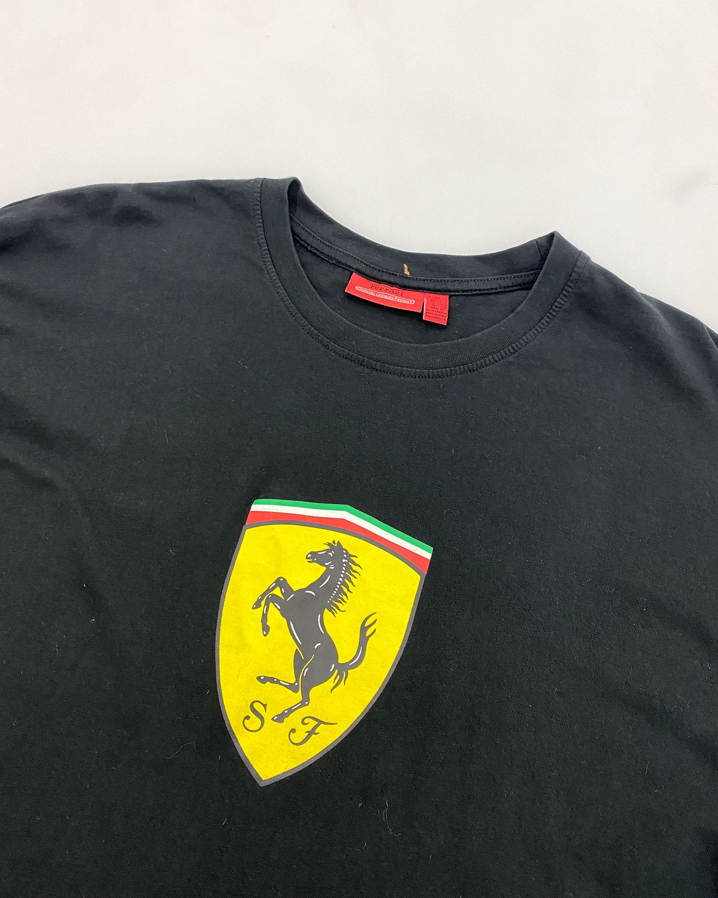 Ferrari 2010er Scuderia Ferrari Formel 1 Logo T-Shirt Schwarz 