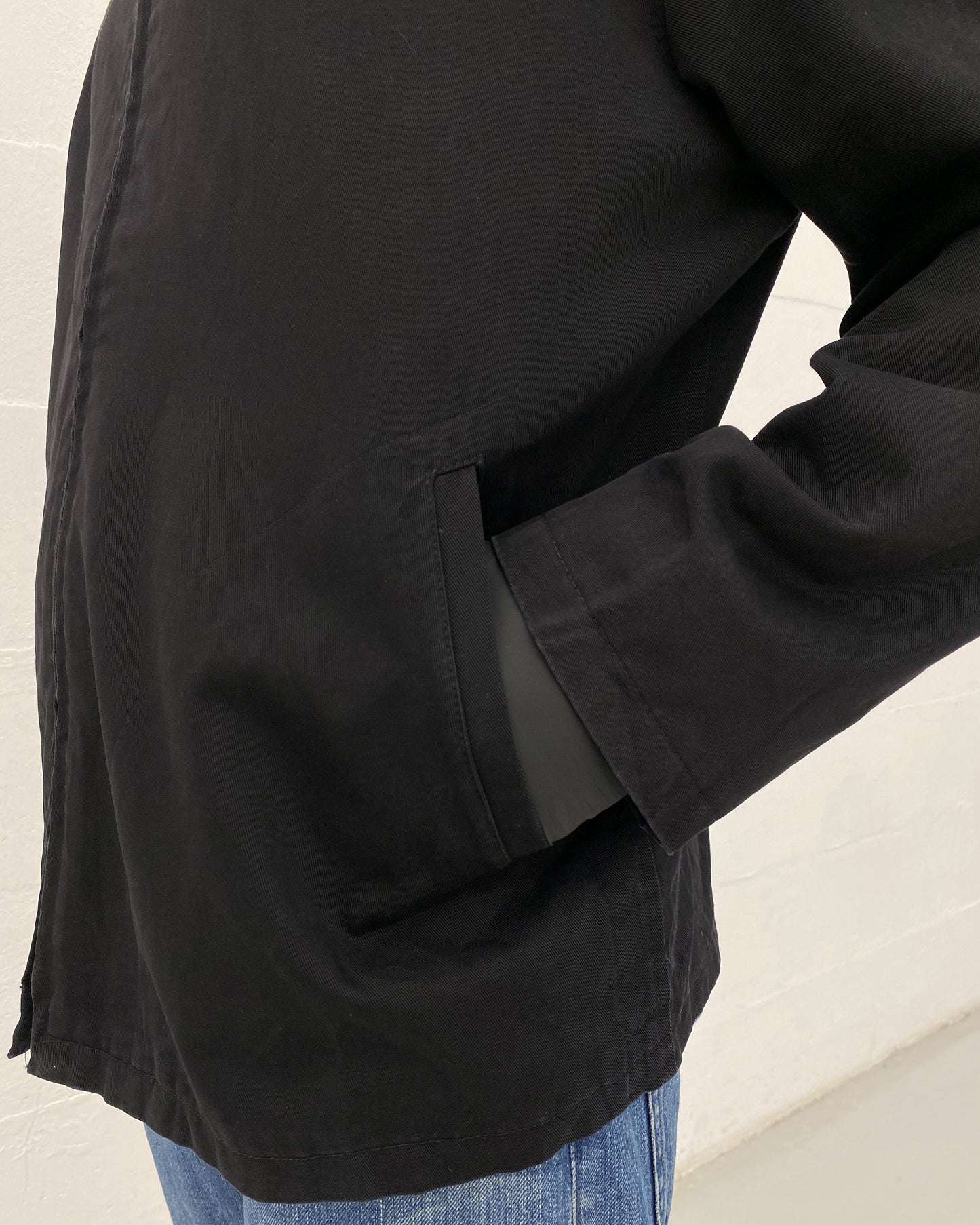 Fidelio Zürich 2000s Klassische Baumwolljacke Schwarz 