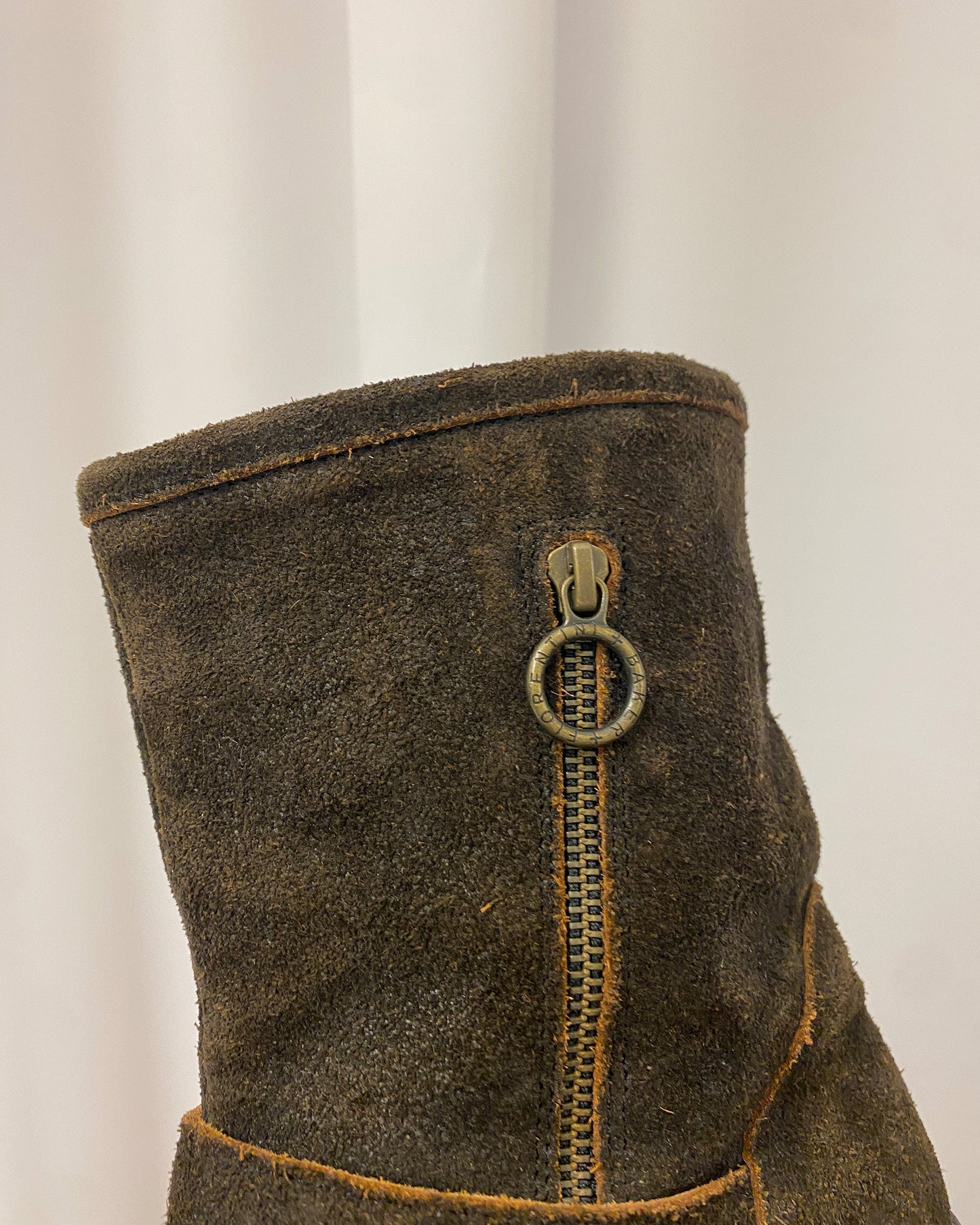 Fiorentini Baker 2010s Suede Leather Engineer Boots Brown