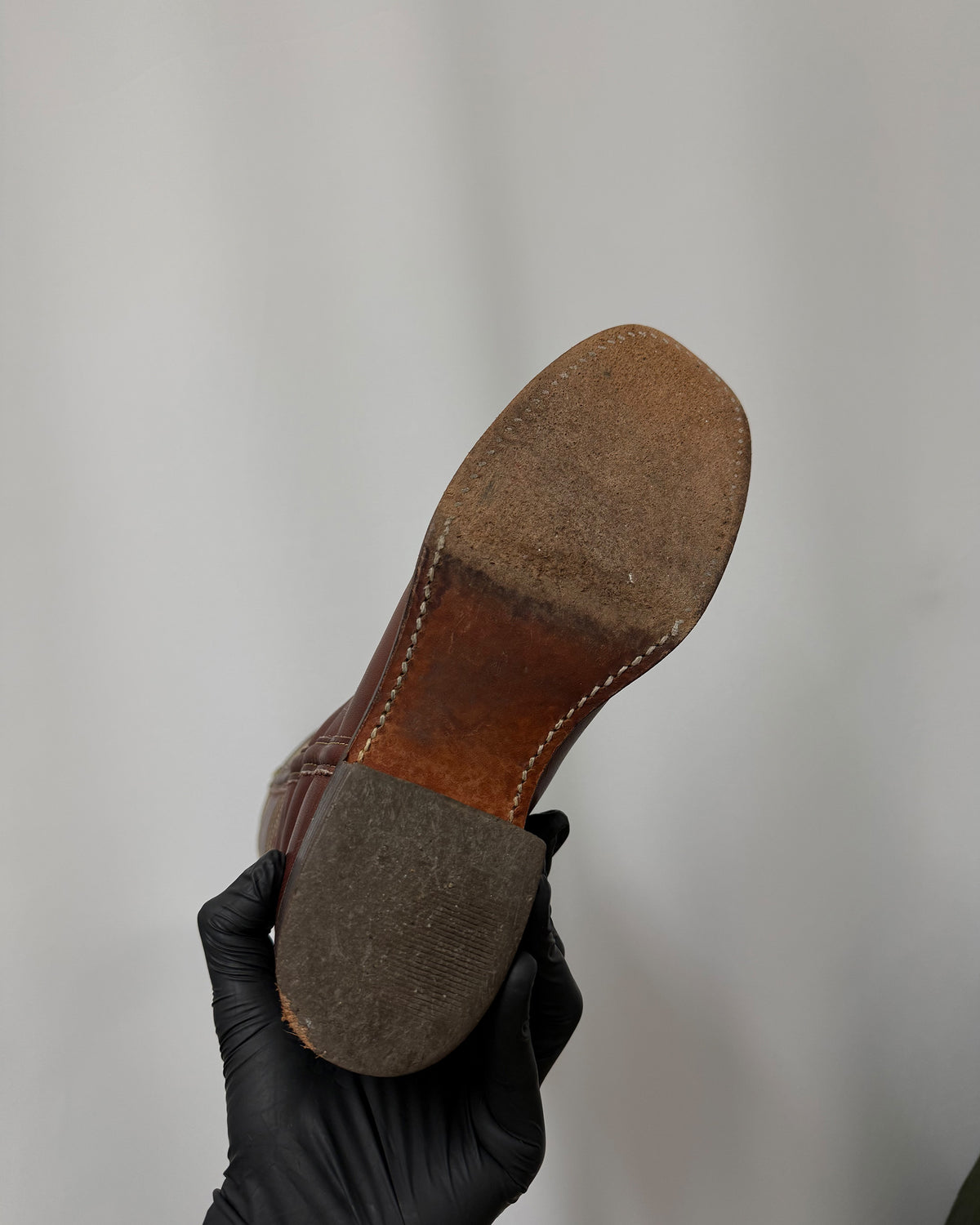 Frye 2000s Campus Stitching Horse Leather Boots Brown