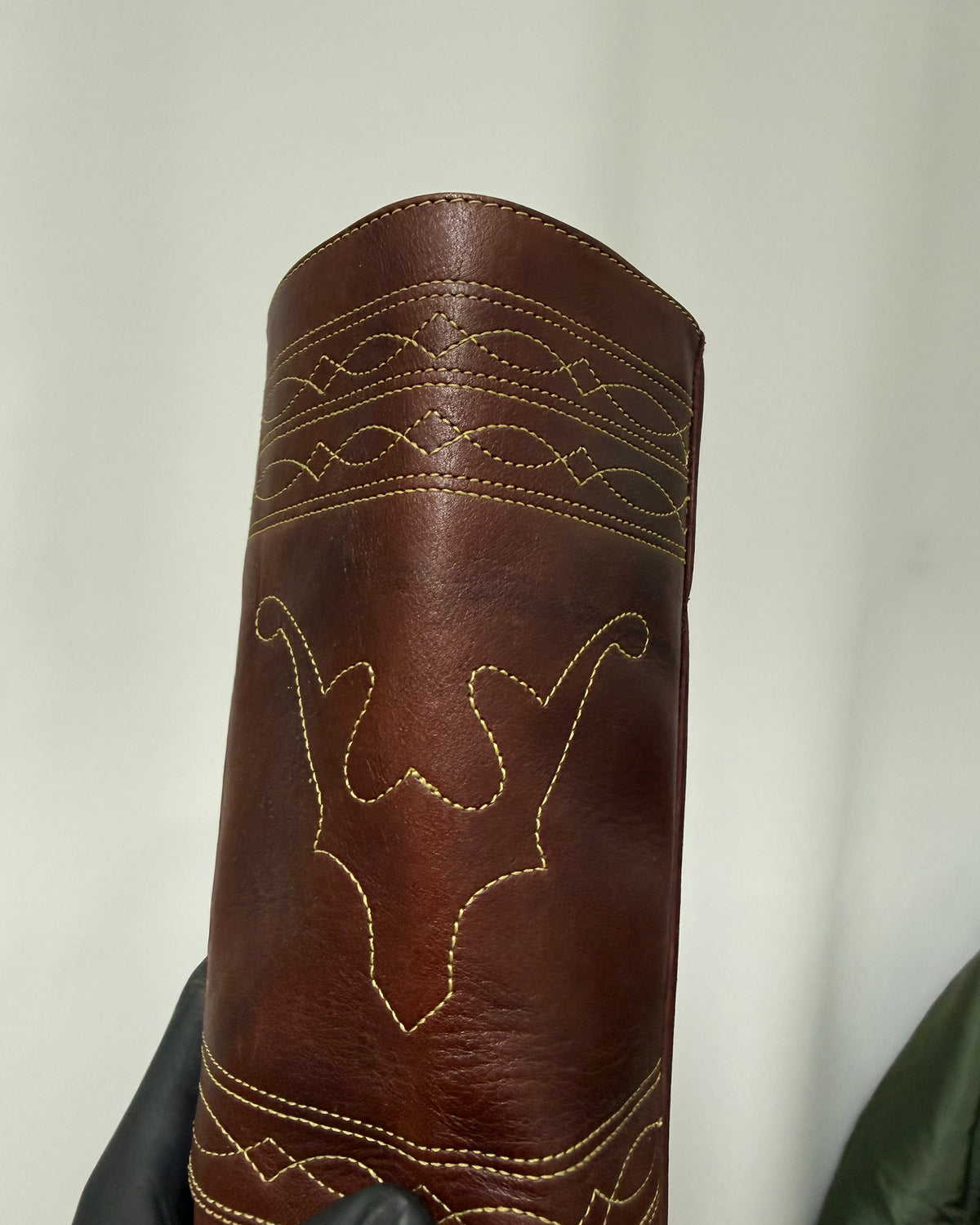 Frye 2000s Campus Stitching Horse Leather Boots Brown